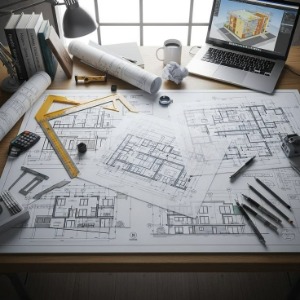Architectural Design & Blueprint Inspiration _ Professional Workspace.jfif